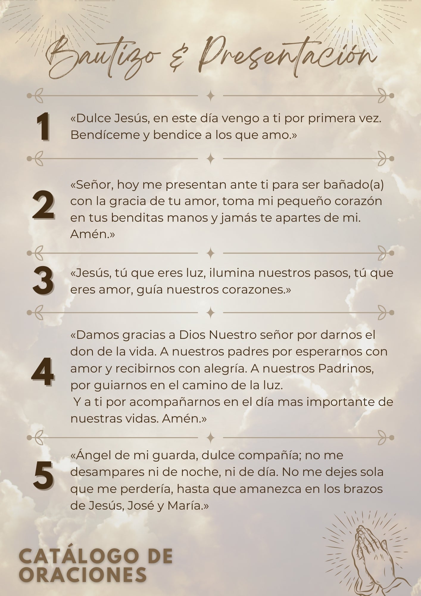 Oraciones rectangulares
