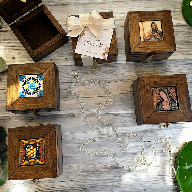 Alhajero de madera mediano