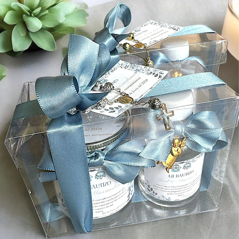 Kit agua bendita y vela aromatica