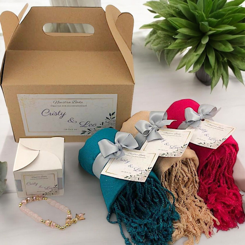 Kit Pashmina y Pulsera